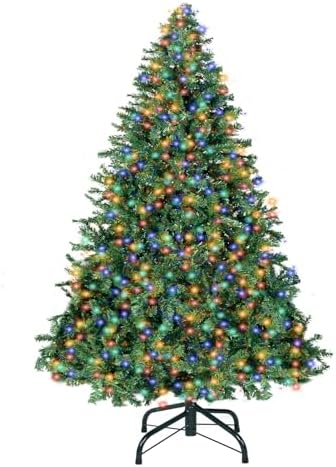 4FT Prelit Christmas Artificial Tree with Led Lights, Lighted Xmas Tree