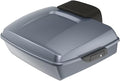 Advanblack Road Glide Tour Trunk Pack Gauntlet Grey Metallic Chopped Tour Trunk Pack Backrest Pad for '97-'25 Harley Touring Road King Street Glide Electra Glide CVO models