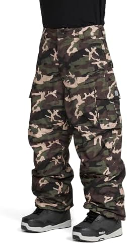 Volcom Men's Nwrk Baggy Snowboard Pant – 10k Waterproof Breathable 2-layer