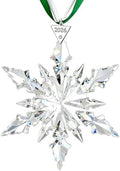 2026 Annual Christmas Ornaments Crystal Snowflake Star - Christmas Tree Ornaments Pendant Crystal Sun Catcher Home Hanging Decor (White 2026)
