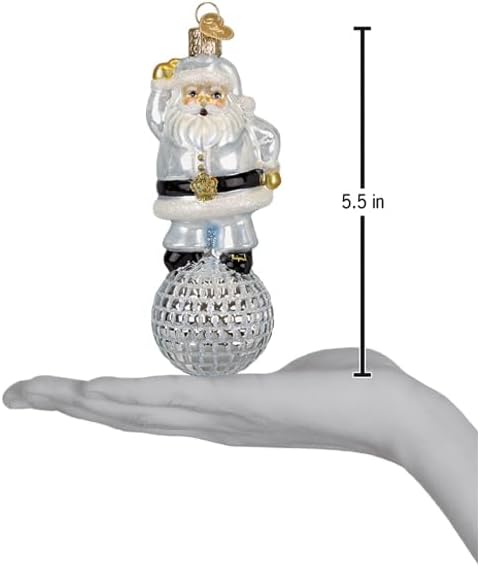 Old World Christmas Disco Fever Santa Tree Ornament