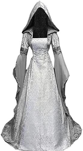 Women Deluxe Witch Dress Renaissance Vampire Halloween Costume
