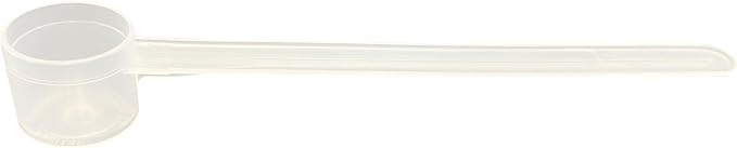 6.5 mL (6.5 CC) Long Handle Plastic Measuring Spoon for Coffee, Protein Powder, Pet Food, Spices, Grains, Dry Goods – Food-Grade BPA-Free (Pack of 10)