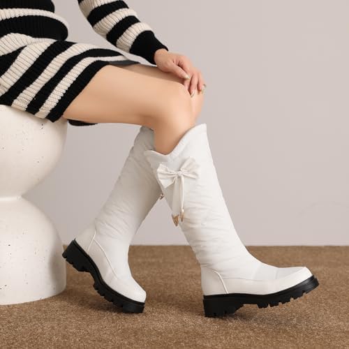 Women's Snow Boots Knee High Warm Winter Shoes