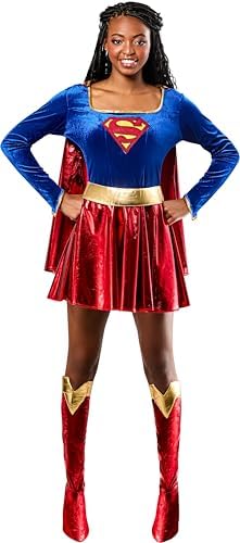 Rubies at Party City DC Comics Superheroes: Supergirl Costume Dress for Adults, Women's Costume