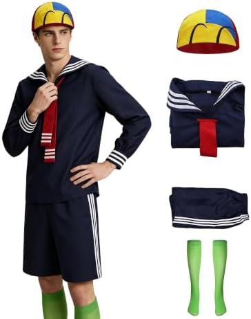 Poboola Women full cosplay costume set colorful halloween fancy dress