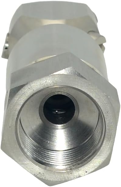 VARMHUS 360° Rotating Spray Nozzle, 304 Stainless Steel High Pressure Continuous Rotary Cleaner for Barrel, Tank, and Industrial Drum Washing (1/2")