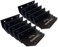 Hands Free Door Opener – 10pk No Touch Door Foot Pull & Commercial Touchless Door Opener Tools for Bathroom (Black - 10 Count)