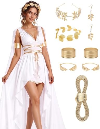 Greek Goddess Costume for Women Cosplay Halloween Party