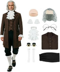 Colonial Costume Men, Benjamin Franklin Costume Adult Founding Father Outfit