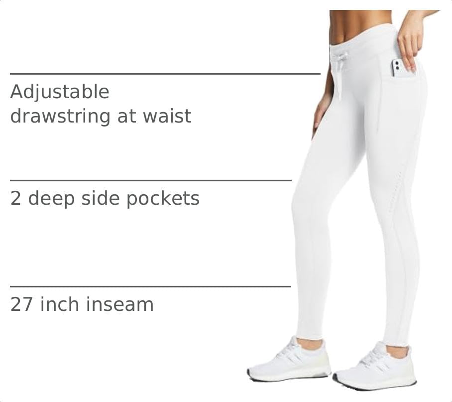 baleaf Women's Fleece Lined Leggings Tights Water Resistant Hiking Pants