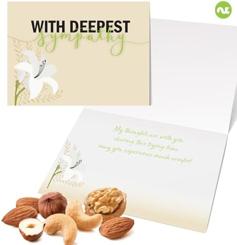 NUT CRAVINGS Gourmet Collection - (12 Assortments) Sympathy Condolence