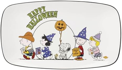 Lenox Peanuts Great Pumpkin Porcelain Halloween Serving Tray