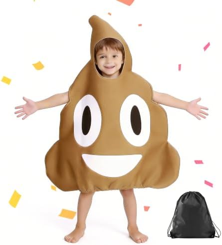Poop costume for kids, Hilarious Halloween Costumes for Kids - Standout Outfit for Cosplay/Themed Parties/Performances//Family Holiday Gatherings
