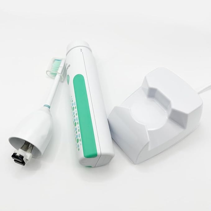 Replacement Sonic Electric Toothbrush for Philip Sonic Essence HX5610 HX5620 HX5621 HX5810 HX5910 HX5611, Rechargeable Essence Toothbrush Handle&Charger&Brush (Green2, Medium)