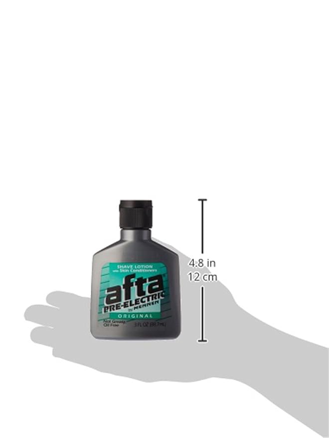 Afta Pre-Electric Shave Lotion With Skin Conditioners Original 3 oz (12 Pack)