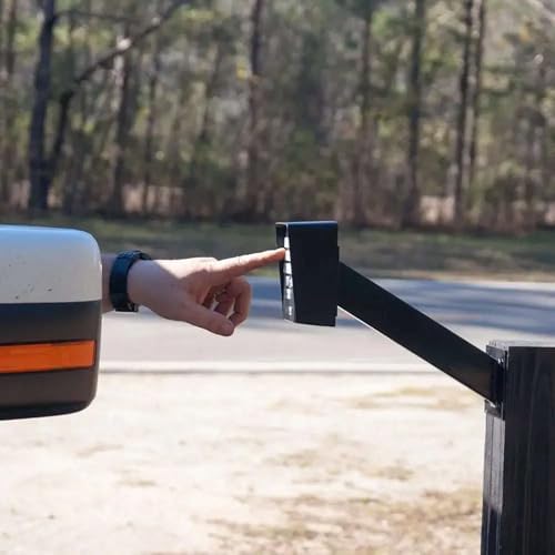 Ghost Controls Heavy Duty Dual Solar Automatic Gate Opener with Dual Premium Wireless Keypads