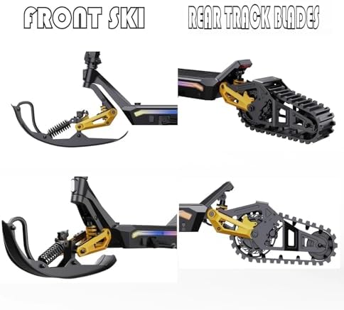 AOTOS GT01 PRO Electric Snow Scooter 14MPH,All Terrain Scooter,Snowmobile