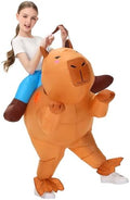 XYJKIDSES Inflatable Capybara Costume Kids,Kids Blow Up Costumes Halloween Costumes Boys Girls Funny Ride on Animal Costume for Cosplay Party