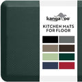 KANGAROO Anti Fatigue Mats for Kitchen Floor, 58x20, Reduce Foot, Knee, Back Pressure, 3/4 Inch Thick Cushioned Ergonomic Mat, Waterproof Comfort Rug for Under Sink, Standing Desk, Stores, HunterGreen
