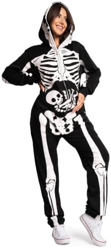 Tipsy Elves Skeleton Halloween Jumpsuit Costume for Women