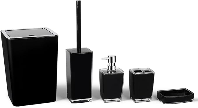 Bathroom Set Ceramic Toiletries Soap Box Toothbrush Holder Hand Sanitizer Bottle