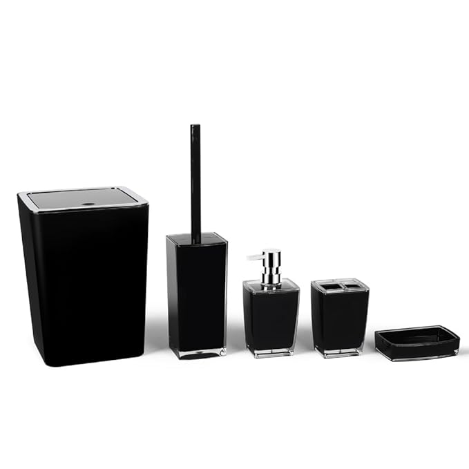 Bathroom Set Ceramic Toiletries Soap Box Toothbrush Holder Hand Sanitizer Bottle