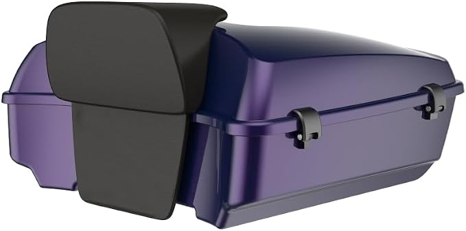 Advanblack 2025 RG Tour Trunk Pack Mystic Shift Chopped Tour Trunk Pack Backrest Pad for '97-'25 Harley Touring Road King Street Glide Electra Glide CVO models