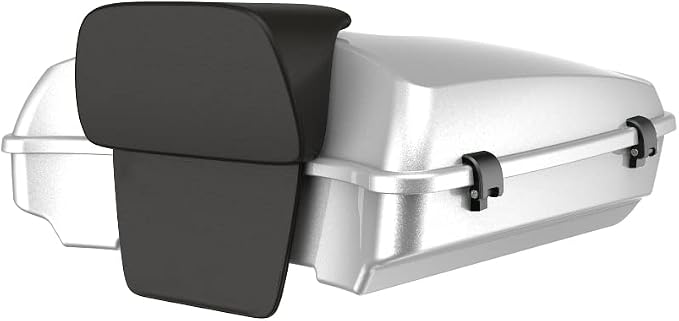 Advanblack Road Glide Tour Trunk Pack Hard Candy Shattered Flake Razor Tour Trunk Pack Backrest Pad for '97-'25 Harley Touring Road King Street Glide Electra Glide CVO models