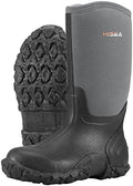 HISEA Men's Rain Boots Neoprene Rubber Boots Waterproof Insulated Mud Boots
