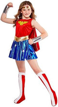 Rubies at Party City DC Comics: Wonder Woman Costume for Kids, Girls Costume