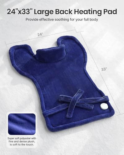 RENPHO Electric Heating Pad for Back, Christmas Birthday Gift for Women Men