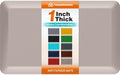 1-Inch Thick Anti-Fatigue Mat for Kitchen and Standing Desk, 20"x32", Khaki