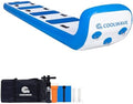 COOLWAVE 10.5FT Inflatable Toboggan Sled, 2-4 Person Heavy Duty Snow Sled