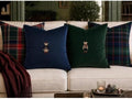 Christmas Decorations - Set of 4 Heritage Throw Pillow Covers, 20"x20"