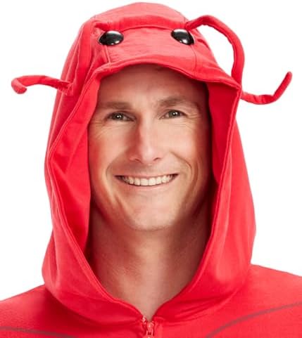 Tipsy Elves Men's Halloween Costume - Funny Halloween Sea Creature Jumpsuit for Adults
