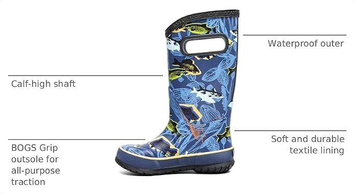 Bogs Kids Rain Boot Brush Camo (Little Kid/Big Kid)