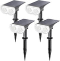 Linkind Solar Lights Outdoor Waterproof Landscape Spotlight Daylight 4 Pack