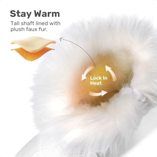 DREAM PAIRS Girls Snow Waterproof Winter Boots