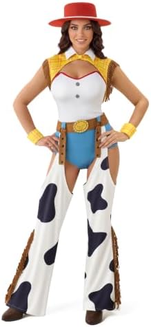 Spooktacular Creations 4 Pc Halloween Cowgirl Costume for Women，Halloween Costume Women with Accessories for Themed Party