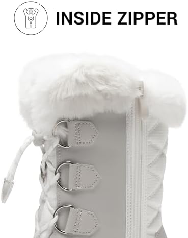 DREAM PAIRS Women's Waterproof Mid Calf Snow Boots