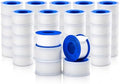 WOD Plumbers Pipe Thread Seal Tape - 1 inch x 520 inch (Case of 50 Rolls) - Leak Proof Sealant for Water, Gas, Oil, Most Chemicals, Hydraulic and High Pressure Lines