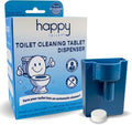 Happy Toilet Cleaner Original Toilet Bowl Tablet Holder Automatic Toilet Bowl Cleaner - Easy to Install Toilet Tablet Holder, Auto Toilet Cleaning System in Tank Caddy, Septic Safe Flush, Made in USA