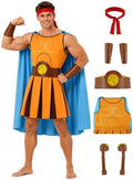 Roman Soldier Costume Men Roman Hero Gladiator Costume Halloween Cosplay For Adults