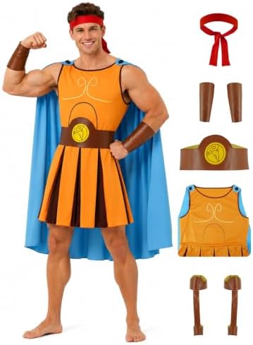 Roman Soldier Costume Men Roman Hero Gladiator Costume Halloween Cosplay For Adults