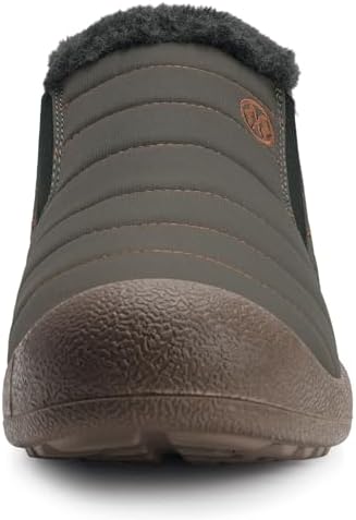 Eagsouni Womens Mens Snow Boots Winter Slip On Shoes