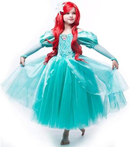 Girls Cinderella Costumes Halloween Princess Dress Up Fancy Birthday Party Ball Gown