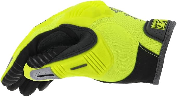 Mechanix Wear Hi-Viz M-Pact Gloves - High-Visibility Impact Gloves - For Builders Safety - For Construction - Vibration Absorbing - Touchscreen Compatible - Fluorescent Yellow - X-Large