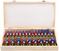 BAIDETS Router Bits Set 1/2 Inch Shank, 24 Pieces 1/2" Router bits Tungsten Carbide Wood Router Bits, Woodwork Tools, for Professional and Beginners Carpenter