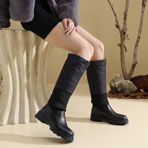 Women's Snow Boots Knee High Warm Winter Shoes